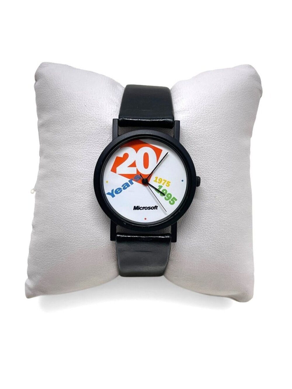 Vintage 1995 Microsoft 20th Anniversary Commemorative Watch New Old Stock
